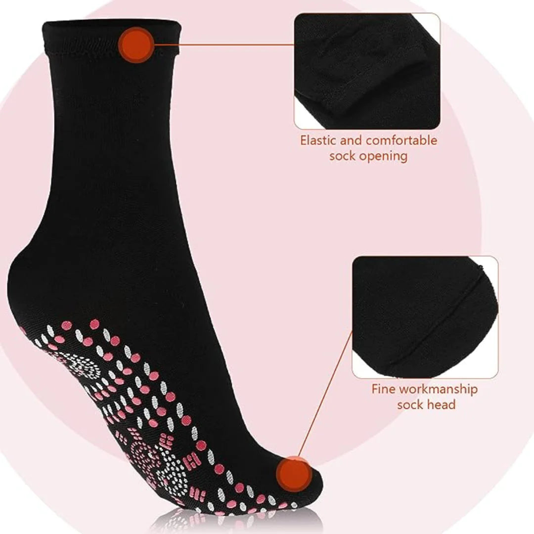 Heat And Magnetic Neuropathy Socks