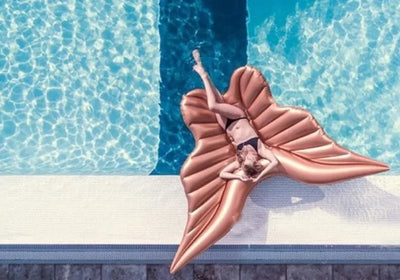 Butterfly Wings Inflatable Pool Floating Mattress