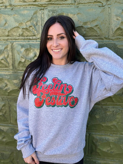 Feelin' Festive Sweatshirt