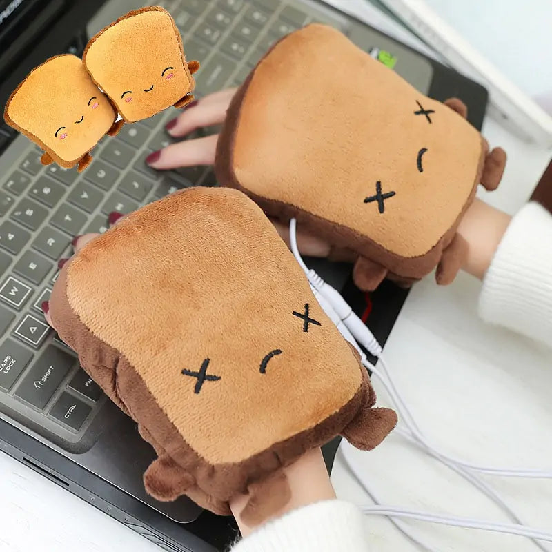 USB Cute Hand Warmers Gloves